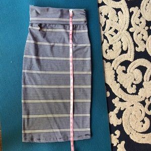 Roxy maxi stripe skirt size XS blue/off white